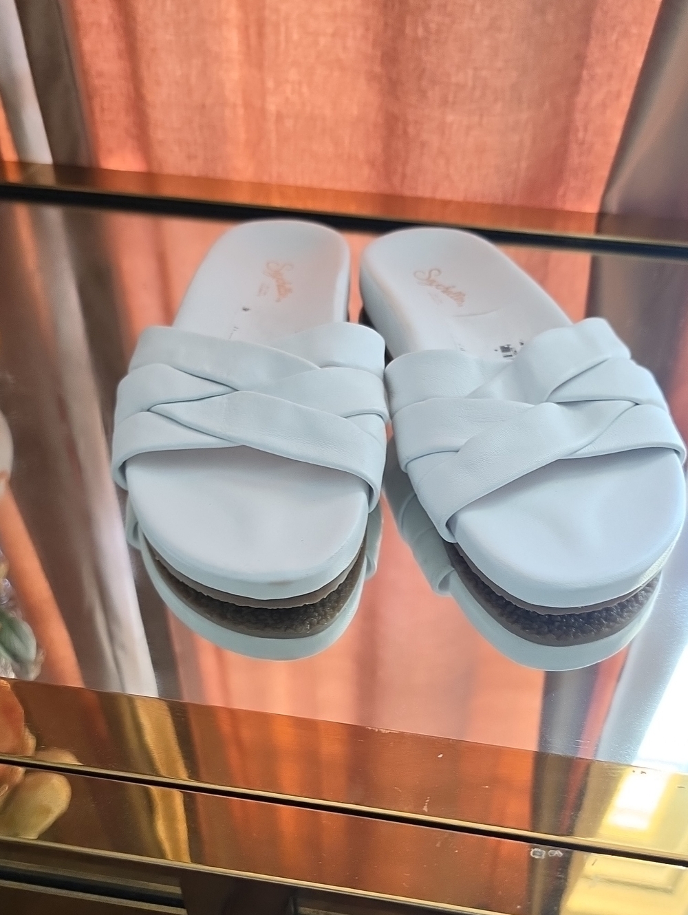 Seychelles White Braided Slide Mules - Women